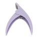 Nail Tip Clipper U Shaped Slices Scissors for DIY Manicure One Line Scissors Tool Cut French Style Acrylic Nail Tools (Violet)