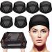 Black Mesh Wig Caps Stretchable Hairnets 6Pcs Mesh Cap Wig Caps for Making Wig Stretchy Wig Caps Stretchable Nylon Net Mesh Dome Caps Stocking Wig Cap Stretchy Nylon Wig Caps Nylon Close End Wig Caps