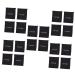 Baluue 20 Pcs Hair Dryer Storage Bag Travel Tote Bag Crimper Hair Tool Jewelry Bags Drawstring Fabric Black