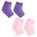 Beavorty 5 Pairs Moisturizing Open Toe Socks Dry Cracked Heels Socks Gel Moisturizing Heel Socks Heel Anti-Crack Socks Ankle Socks Foot Care Socks Soft Anti Slip Socks Men and Women