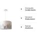 Paco Home Children's Room Hanging Lamp - E27 Pendant Light for Baby Boys & Girls - White Mountains Stars & Clouds Design - Buy Online on GoSupps.com
