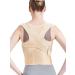 Back Brace Posture Corrector Men Women Upper Lower Back Support Scoliosis And Hunchback Correction Adjustable Full Back Support Belt Cross Back Support Strap (Color : Apricot Size : X-Large) X-Large Apricot