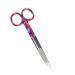 Nurses scissors approx. 13 cm pink bubbles lacquered handle