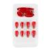 dijiusidy False Nail Fashionable Various Shapes Fingernail Full Coverage Strong Viscosity Adjustable Paster for Manicure Art 18 F741 18 1 count (Pack of 1)