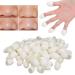 100 Pieces Silkworm Silk Peeling Silkworm Balls Blackhead Supplies For Facial Care Removing Blackheads