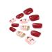 Brishow Christmas Artificial Nails - 24 Press-On Red Snow Moose Design for Women & Girls - Buy Online on GoSupps.com