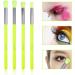 Docolor Eyeshadow Brush Set - 4 Premium Synthetic Brushes with Wooden Handles - Green Eye Makeup Brush Set - Buy Online on GoSupps.com