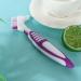 Portable Denture Cleaning Brush - 2pcs Double Sided Brush with Multi-Layered Bristles - Buy Online on GoSupps.com