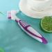 Health Gear Denture Cleaning Brush - Double Bristle Head for Dental Bridges & Oral Care | Effective Plaque Removal - Buy Online on GoSupps.com