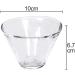 Transparent Glass Bowl Tableware Ice Cream Bowl Bucket Type Milkshake Cup -Style Breakfast Dessert Bowl 10 6.7cm Kitchenware - Buy Online on GoSupps.com