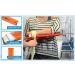 Primacare IS-5116 Padded Wood Splint for Fractured Limbs - Full Arm & Leg Support | Universal Waterproof Medical Splint with Vinyl Casing - 16 Orange - Buy Online on GoSupps.com