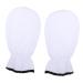 Housoutil 1 Pair Exfoliating Hand Mask Heat Preservation Mitten Cotton Gel Moisturizing Gloves Dry Skin Gloves Repair Skin Hand Gloves Beam Port White Flannel Hand Cream