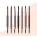 twcrvil Eyebrow Pencil Natural 2MM Rotary Pen Lightweight Lasting Makeup Tool Exquisite Eyebrow Pen with Eyebrow Brush Dark Gray - Buy Online on GoSupps.com