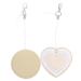 2pcs Screen Wipe Lens Wipes for Eyeglasses Lens Cleaning Wipes Screens Cleaner Smartphone Screen Cleaner Backpack Keychain Touch Screen Cleaner Balls Key Chain Computer Khaki 3.5X1.6CM