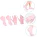 1ensemble Exfoliants Hydratants Pour Mains De Chaussettes Et Anti-cr ve Couleur Rose - Buy Online on GoSupps.com
