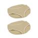 Beaupretty 2pcs Hallux Sleeve Metatarsalgia Pad of Foot Padding Separator Forefoot Pad Woman Toe Straightener Forefoot Blisters Pads Soft Foot Cushion High Heel Set of Feet Miss 9.8x7.2cm Complexion
