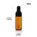 Simple-e 10pcs Amber Mini Glass Bottles (5ml) with Eye Droppers & Clean Cloth - Perfect for Essential Oils & Samples - International Shipping - Buy Online on GoSupps.com
