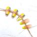 Medium Lemon Press-On Nails with Fruit Designs - Yellow False Nails for Women and Girls - Buy Online on GoSupps.com