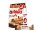G n rique NUTELLA B-Ready - Delicious crispy cookies filled with creamy chocolate cream - 132g cases for small and big gourmets. - Set of 4