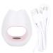 LIZEALUCKY Mini Nail Dryer Lamp USB Portable Single Finger UV Gel Nail Curing Lamp Manicure Tools Small and Convenient You Can Do Manicure Anytime Anywhere with One Hand (Blanco)