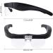 Head-Magnifier Glasses with 2 LED Lights USB-Charging Magnifying Eyeglasses for Reading Jewelry Craft Watch Repair Hobby Hands Free Magnifier for Reading Books Small Gift - Buy Online on GoSupps.com