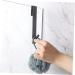 SOESFOUFU 2pcs Bathroom Door Hook Over The Door Coat Rack Holder Black Hangers Towel Hanger Stainless Steel 17.80X4.00X3.00CM Black - Buy Online on GoSupps.com