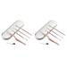 2sets Cleaner Removal Tweezers Earwax Humans Clean Reusable Spoon Mixed Curette Brush Steel Color for Digging Pick Tweezer Remover Safe Cleaner of with