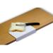 Behrend bread spreading board one-handed bread spreading aid anti-slip knobs white 18x19cm