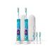 Philips Sonicare Kids Rechargeable Toothbrush with Built-in Bluetooth 2-Pack