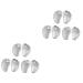 NOLITOY 6 Pairs Forefoot Slipper Pad Self-Adhesive Forefoot Pads Shoe Filler Toe Inserts Toe Protectors Sandal Cushions Heel Grip Inserts Insole Pads Forefoot Pads for Sandals Foot Cushion