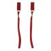 Comfort Axis Walking Cane or Stick Stretchable Elastic Wrist Straps Red Pack of 2