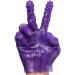 Soft Flirt Massage Tool for Men & Women - Ribbed Hand Sleeve - Purple - International Shipping - Buy Online on GoSupps.com