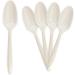 PAMI Medium Weight Disposable Plastic Teaspoons 1000-Pack - Bulk White Partyware Teaspoons for Events and Catering - Buy Online on GoSupps.com
