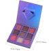 Healvian 3pcs 9 Women Eye Shadow Eyeshadow Makeup Palette Metallic Eye Shadow Palettes Purple - Buy Online on GoSupps.com
