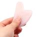 Jade Gua Sha Facial Tool for Face and Body Skin Massage - Pink - Buy Online on GoSupps.com
