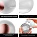 Reusable Gel Lint Roller - Washable Mini Dust Remover for Travel | Portable Travel-Friendly & Dustproof (White) - Buy Online on GoSupps.com