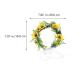 Lurrose Flower Headband & Sunflower Crown - Boho Flower Wreath & Halo Headdress for Weddings & Beaches - International Shipping Available - Buy Online on GoSupps.com