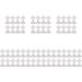 Hemoton 56 Pairs Foot Stickers Non-Slip Mat Pu Herringbone Women's