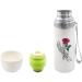 Rose Flower in Skeleton Hand Insulated Water Bottle 19 OZ Stainless Steel Travel Mug For Drink Sports Camping Hiking Outdoors - Buy Online on GoSupps.com