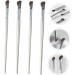 BIUDECO 4pcs Nose Shadow Brush Makeup Accessory Brow Brush Angled Eye Smudge Brush Angled Liner Brush Alloy - Buy Online on GoSupps.com