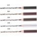 FOMIYES 2pcs Waterproof Eye Liner Pencil Beauty Eyebrow Pencil Eyebrow Powder Miss No Smudge Eyelash Brush 1 count (Pack of 1) Brown - Buy Online on GoSupps.com