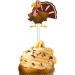 Thanksgiving cupcake decoration Thanksgiving turkey logo set theme - Buy Online on GoSupps.com