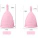 Buy M Muncaso Menstrual Cup 2 Pack - Soft Flexible & Reusable Medical Silicone - Ideal for Comfortable Periods | Pink - Buy Online on GoSupps.com