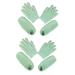FRCOLOR 2 Sets Moisturizing Socks Sleep Underwear Moisturizer Socks Gel Booties Gel Dry Cracked Heels Socks Disposable Socks Valid Boots Dry Hands