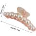 Hair Pearls Claw Clips - Non-slip Strong Hold Jaw Clips Cute Non-Slip Strong Hold For Styling Pearl Hair Accessories For Thick And Thin Hair - Buy Online on GoSupps.com