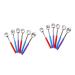 Fomiyes 12 pcs flexible back scratches Rucken scratch hand grip-grave personalized back scratch hand back scratchy tools pull-out back scratch back scratch tool portable