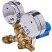 Hoadoek Oxygen Gas Bottle Regulators O2 Reducing Pressure Inhaler Double Gauge Regulator Oxygen Tank Regulator blue - Buy Online on GoSupps.com