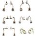 SBTRKT 100 Pieces Metal Glasses Frame Cushion Arms - Premium Glasses Accessories & Nasal Cushion Holder (Color D) for Repair - Buy Online on GoSupps.com