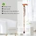 Adjustable Crutches Aluminum Alloy Non- Slip Folding Walking Stick for Male Female Disabled Elderly Mobile Walking Sticks Rose Parent's Gift Handmade Smooth Sailing - Buy Online on GoSupps.com