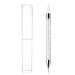 YUXIANLB Rhinestone Picker Dottin Pen Double-ended Rhinestones Crystals Gems Beads Picker Wax Pencil Pen Acrylic Handle Manicure Nail Art DIY Tool (White)